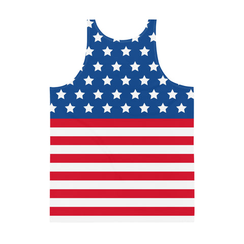 American Flag Style Unisex Tank Top | Comfort & Pride | Back The Blue Store