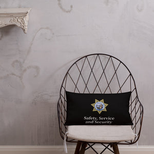 California Highway Patrol Badge Pillow - Three Sizes Available