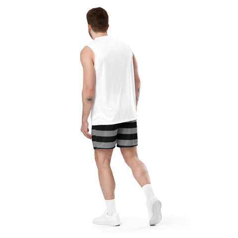 Thin Blue Line Unisex Mesh Shorts for Active & Casual Wear | Back The Blue Store