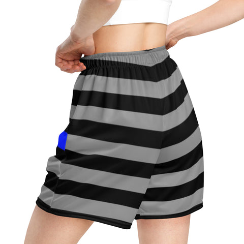 Thin Blue Line Unisex Mesh Shorts for Active & Casual Wear | Back The Blue Store