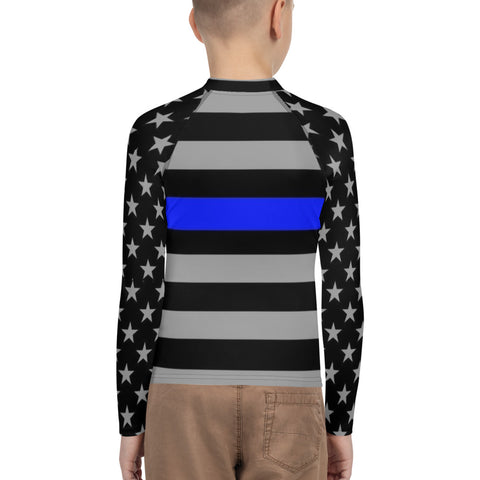 Introducing the Thin Blue Line Youth Long Sleeved Rash Guard