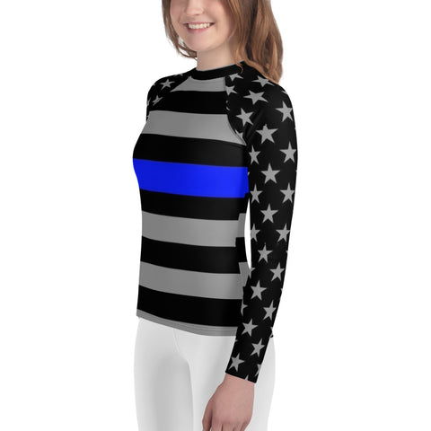 Introducing the Thin Blue Line Youth Long Sleeved Rash Guard