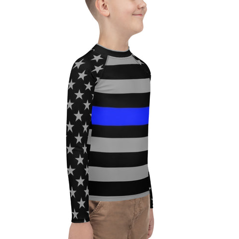 Introducing the Thin Blue Line Youth Long Sleeved Rash Guard