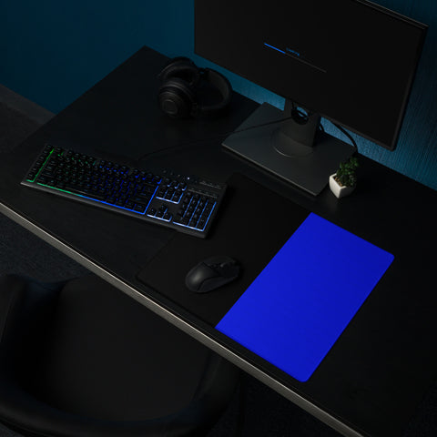 Elevate Your Gaming Setup with Blue and Black Gaming Mouse Pad - Honoring Law Enforcement