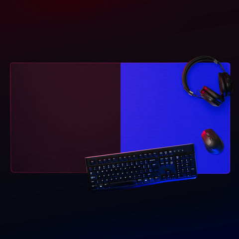 Elevate Your Gaming Setup with Blue and Black Gaming Mouse Pad - Honoring Law Enforcement