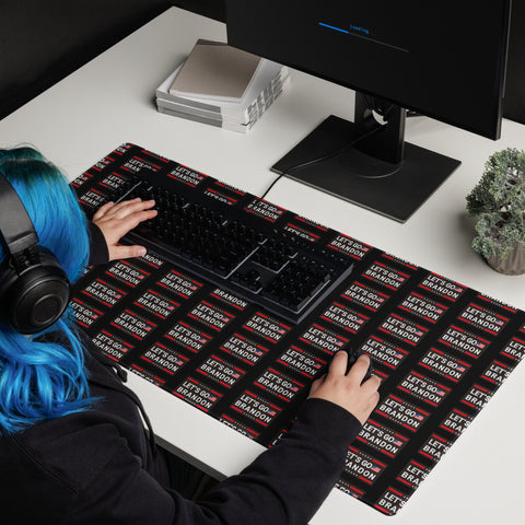 Let's Go Brandon Gaming Mouse Pad - Elevate Your Desk Setup with Humorous Style