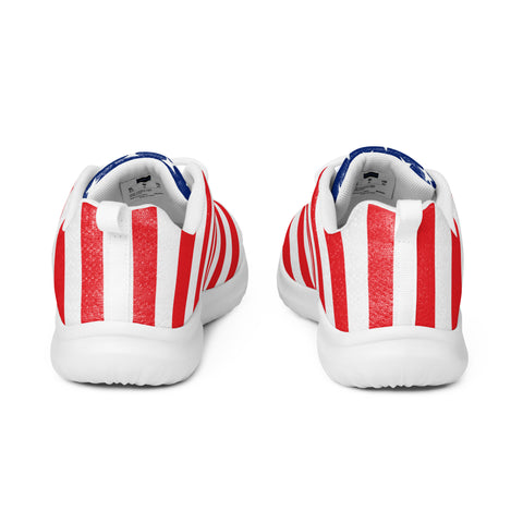 Walk with Pride- American Flag Men’s Athletic Shoes Style-2