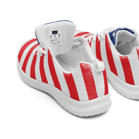 Walk with Pride- American Flag Men’s Athletic Shoes Style-2