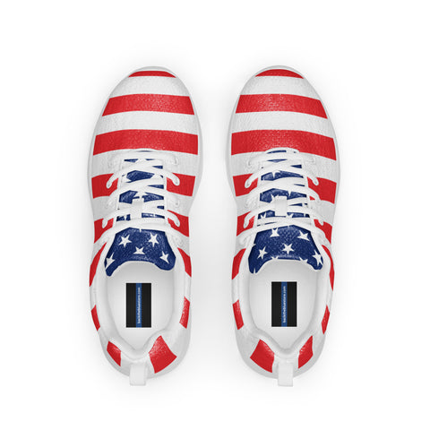 Walk with Pride- American Flag Men’s Athletic Shoes Style-2