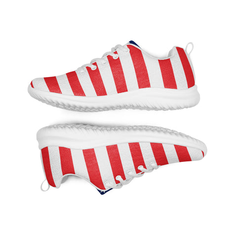 Walk with Pride- American Flag Men’s Athletic Shoes Style-2