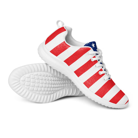 Walk with Pride- American Flag Men’s Athletic Shoes Style-2