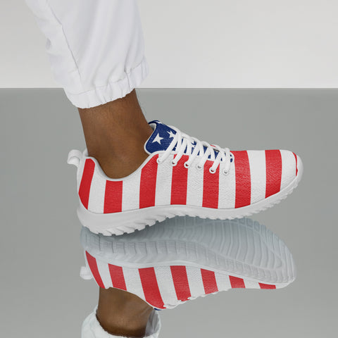 Walk with Pride- American Flag Men’s Athletic Shoes Style-2