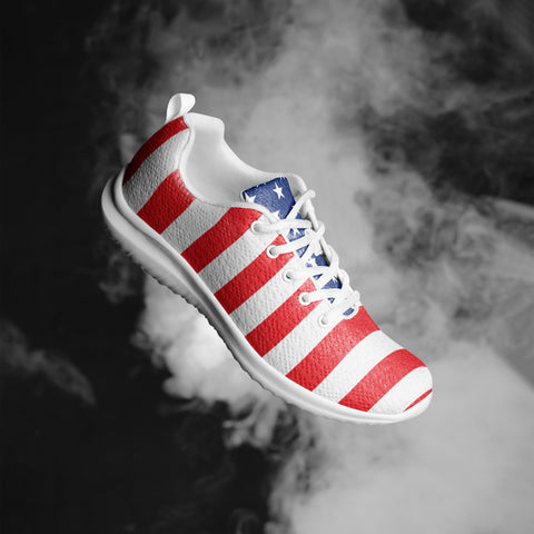 Walk with Pride- American Flag Men’s Athletic Shoes Style-2