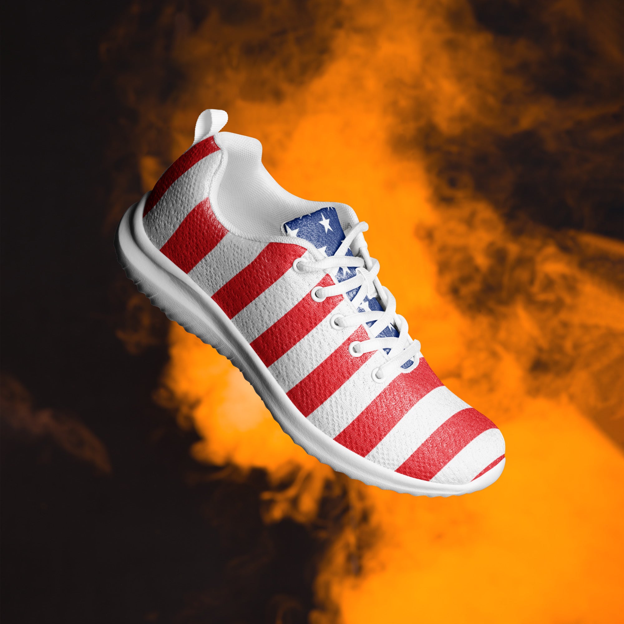 Walk with Pride- American Flag Men’s Athletic Shoes Style-2