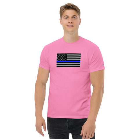 Guardian Tribute, Unisex Tee | Support Law Enforcement Thin Blue Line Flag