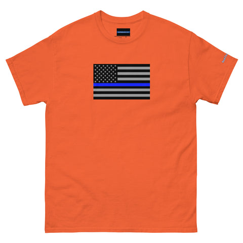 Guardian Tribute, Unisex Tee | Support Law Enforcement Thin Blue Line Flag