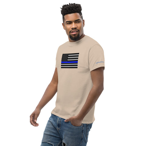 Guardian Tribute, Unisex Tee | Support Law Enforcement Thin Blue Line Flag