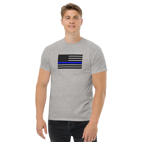 Guardian Tribute, Unisex Tee | Support Law Enforcement Thin Blue Line Flag