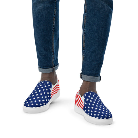 American Spirit at Your Feet: Unveiling the Comfort of Men's Slip-On Freedom Shoes