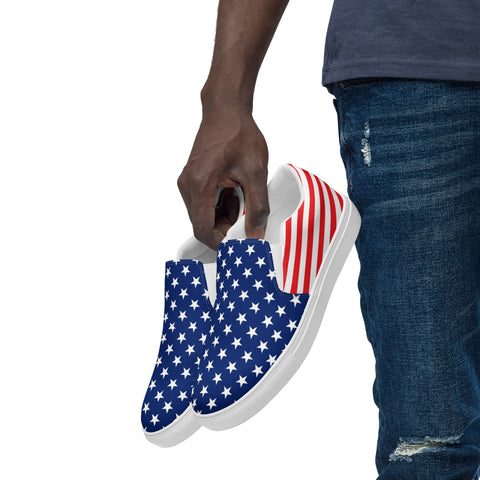 American Spirit at Your Feet: Unveiling the Comfort of Men's Slip-On Freedom Shoes