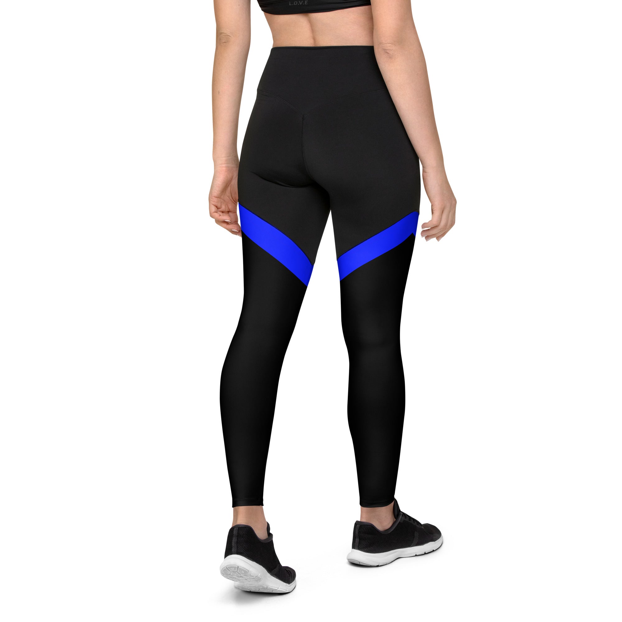 Thin Blue Line Sports Leggings