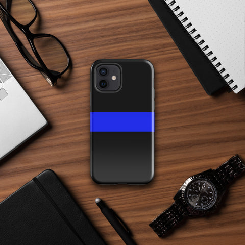 Thin Blue Line Tough Case for iPhone® Back The Blue