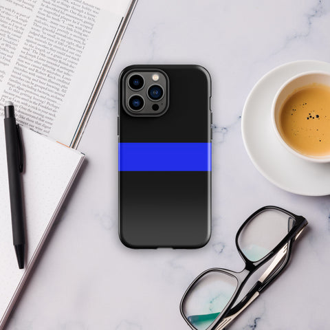 Thin Blue Line Tough Case for iPhone® Back The Blue