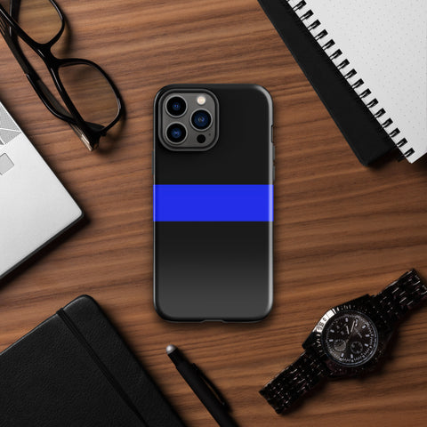 Thin Blue Line Tough Case for iPhone® Back The Blue