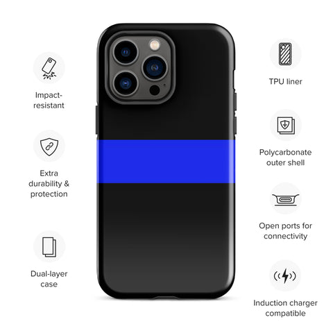 Thin Blue Line Tough Case for iPhone® Back The Blue