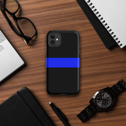 Thin Blue Line Tough Case for iPhone® Back The Blue