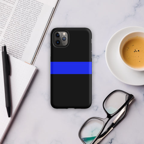 Thin Blue Line Tough Case for iPhone® Back The Blue