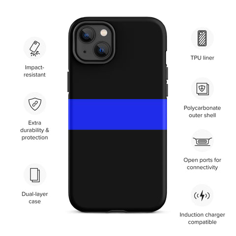 Thin Blue Line Tough Case for iPhone® Back The Blue