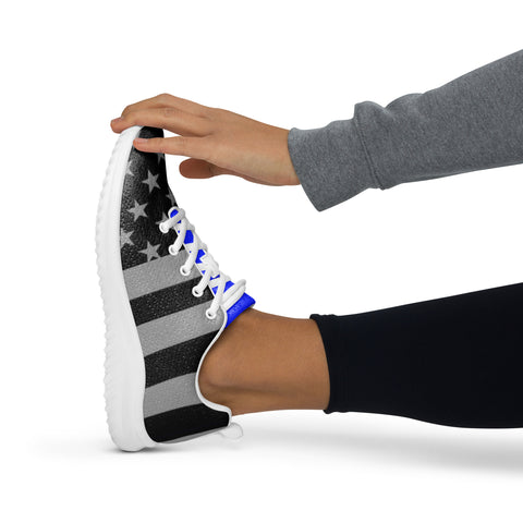 Shop Stylish Thin Blue Line Women's Athletic Shoes - Style 4 | BackTheBlueStore