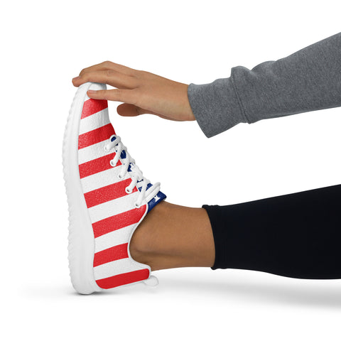 Walk with Pride: American Flag Style Women's Athletic Shoes (Style-2)