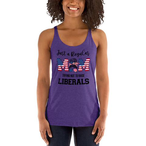 Statement Racerback Tank - Versatile & Edgy - Back The Blue Store