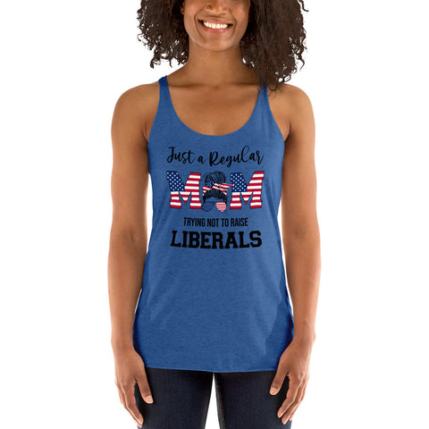 Statement Racerback Tank - Versatile & Edgy - Back The Blue Store