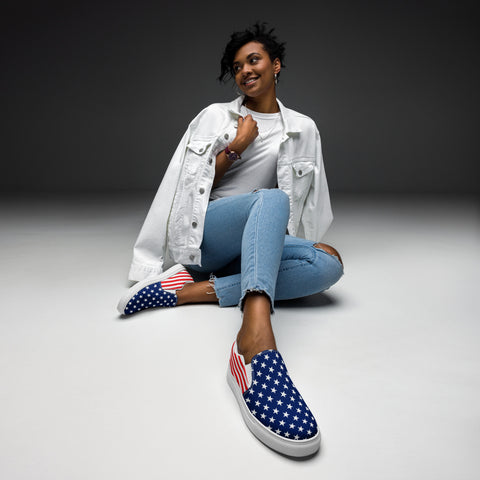 American Patriot Women's Slip-Ons: Unveiling Freedom in Every Step