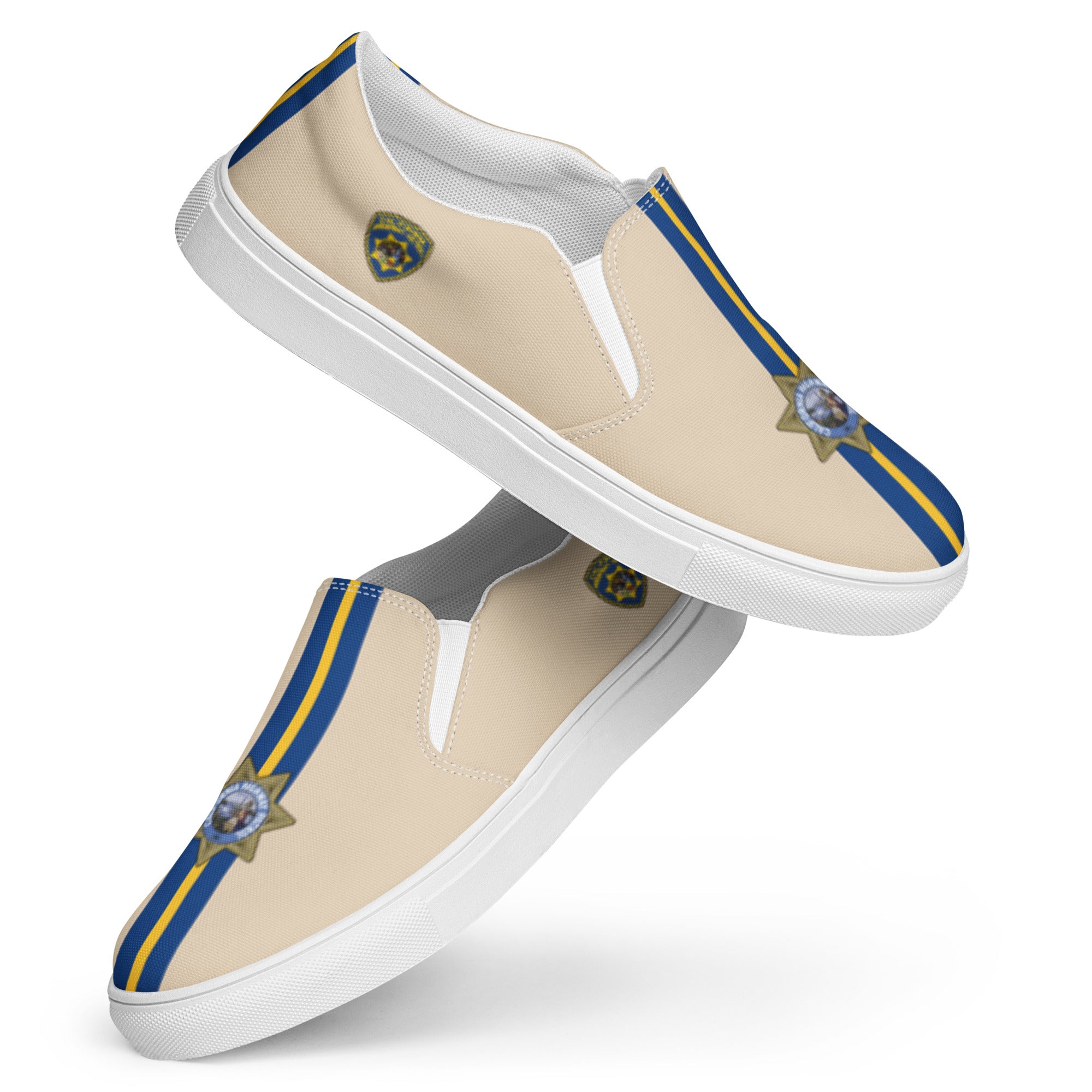 Women's CHP Inspired Slip-On Canvas Shoes | Honor & Style | Back The Blue Store