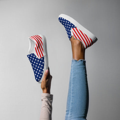 American Patriot Women's Slip-Ons: Unveiling Freedom in Every Step