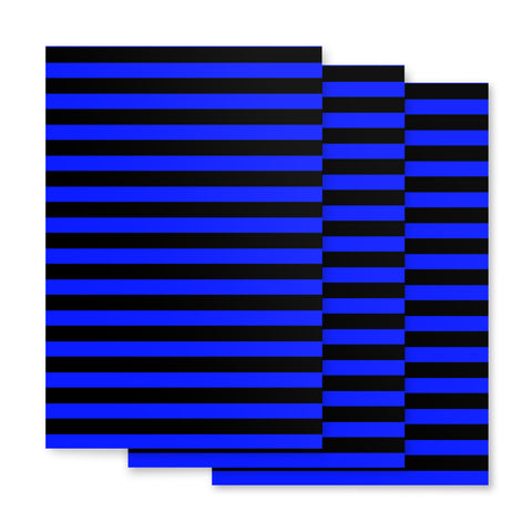 Law Enforcement Appreciation Premium Gift Wrapping Paper Sheets black and blue striped