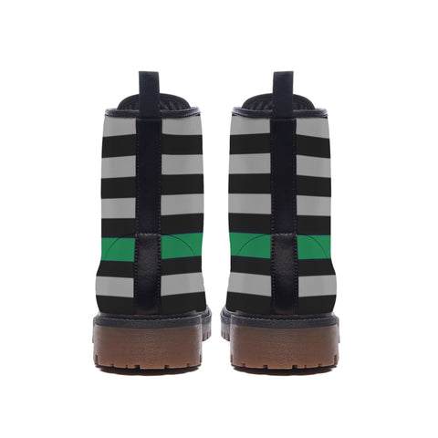 Support Our Troops with Stylish Thin Green Line Men's Boots | BackTheBlueStore.com