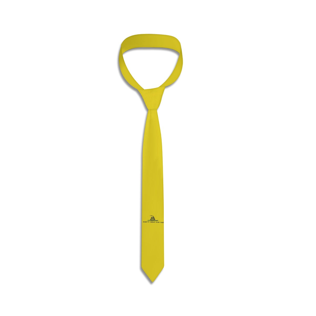 Gadsden Flag Yellow Necktie | Back The Blue Store