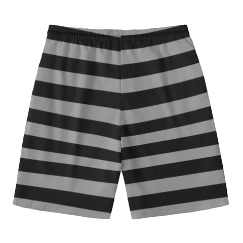 Men's Swim Shorts with Thin Blue Line Flag Print | Back The Blue Store