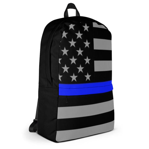 Thin Blue Line Flag Backpack - Show Support for Law Enforcement