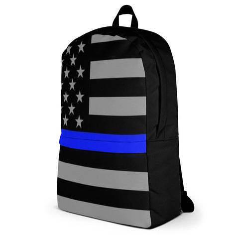 Thin Blue Line Flag Backpack - Show Support for Law Enforcement