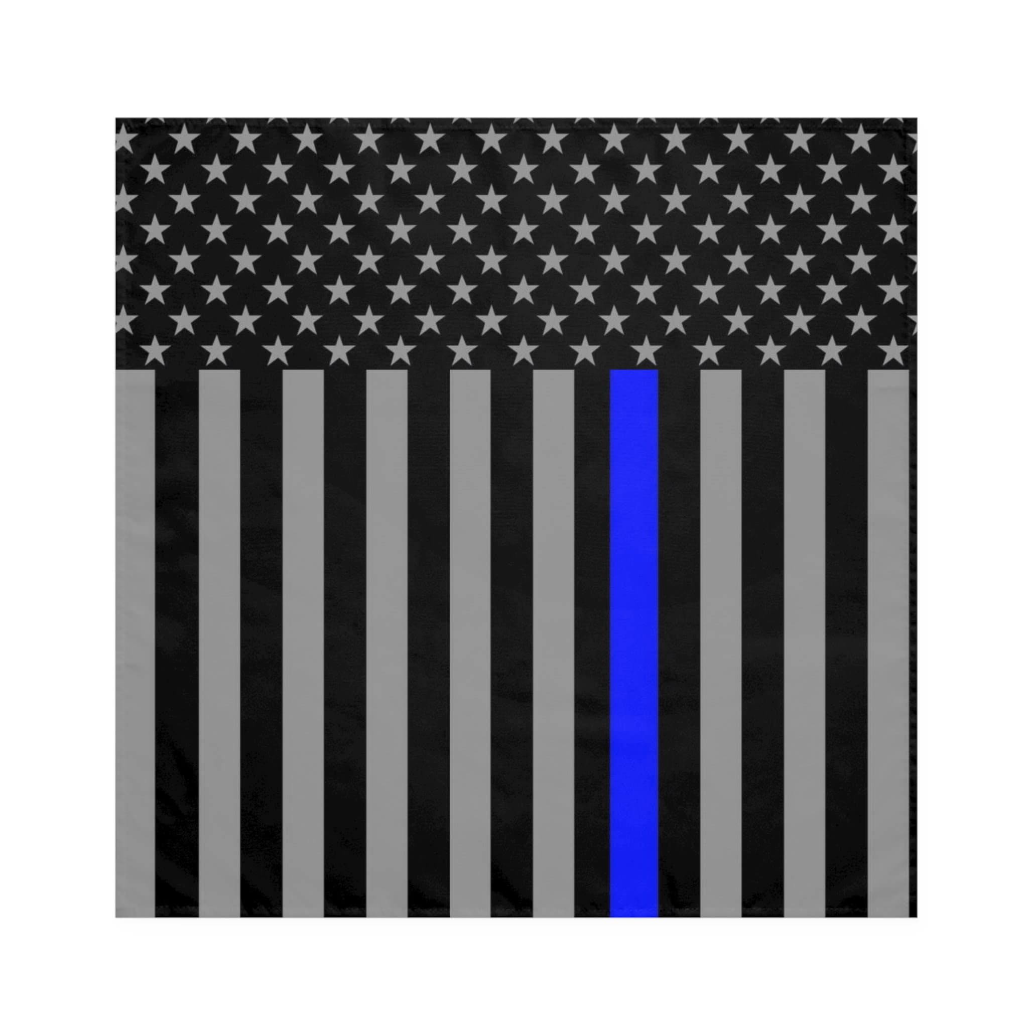 Enhance Your Table Setting with Our Thin Blue Line Flag Printed Napkins