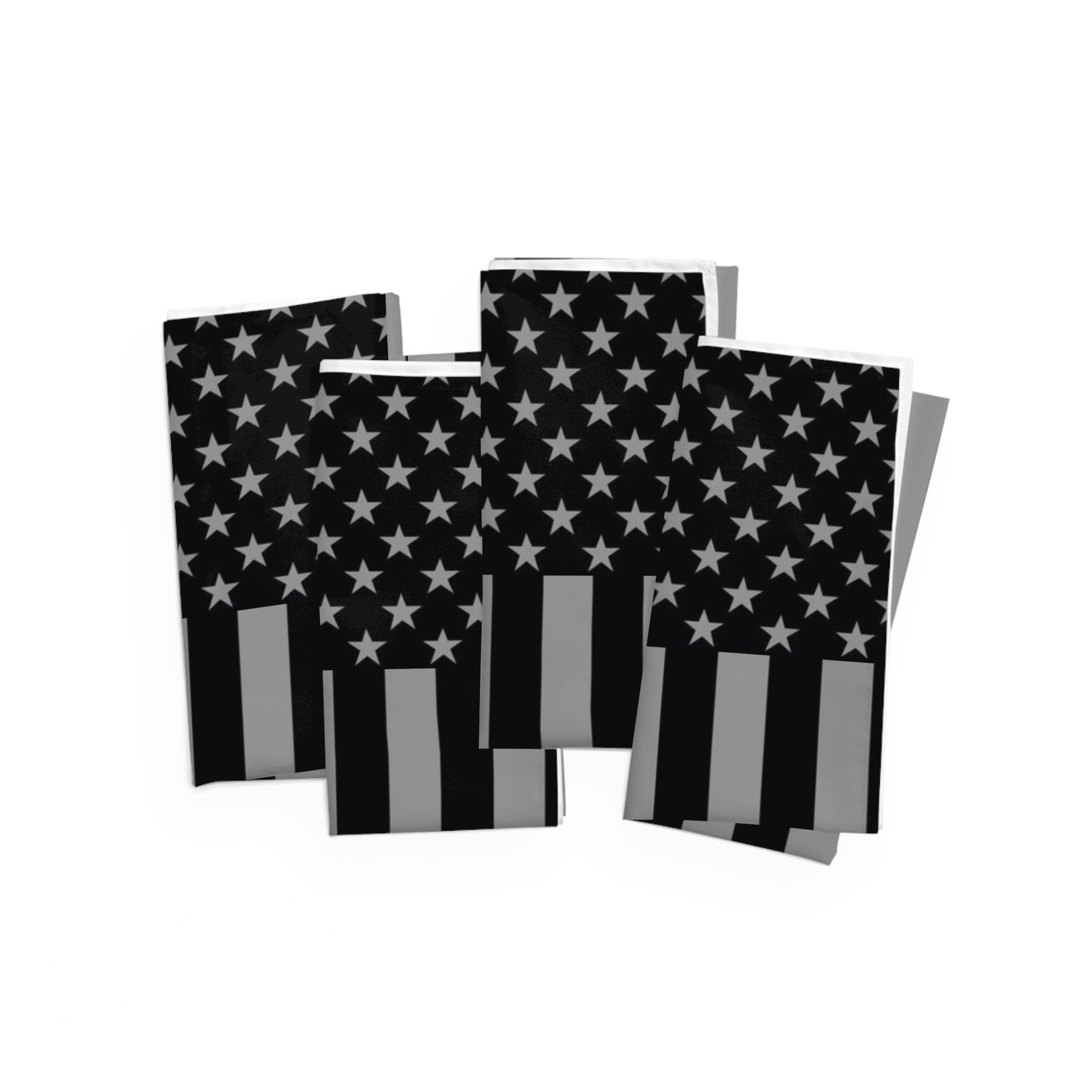 Enhance Your Table Setting with Our Thin Blue Line Flag Printed Napkins