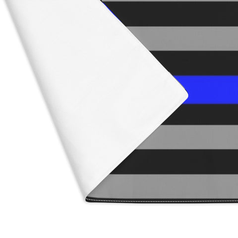 Elevate Your Dining Experience with Thin Blue Line Flag Printed Tabletop Placemats